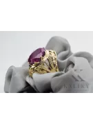 Vintage Ring Amethyst 14K Yellow gold vrc031y